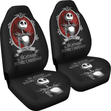 Load image into Gallery viewer, Nightmare Before Christmas Cartoon Car Seat Covers - Funny Old Jack Skellington Portrait Seat Covers Ci100903