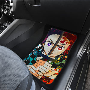 Demon Slayer Anime Car Floor Mats Demon Slayer Kamado Tanjiro Car Accessories Fan Gift Ci123107