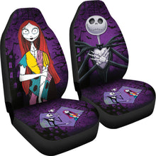 Load image into Gallery viewer, Jack Sally Car Seat Covers Nightmare Before Chrismtas Ci221221-03