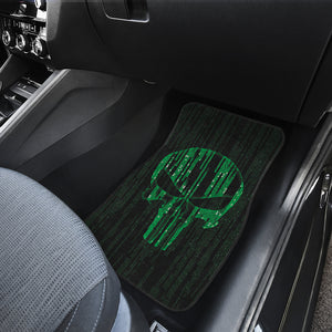 The Punisher Green Car Floor Mats Car Accessories Ci220822-02