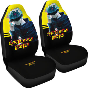 Satoru Gojo Style Jujutsu KaiSen Car Seat Covers Anime Car Accessories 2021 Ci0623