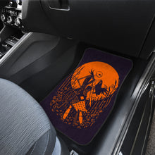 Load image into Gallery viewer, Nightmare Before Christmas Cartoon Car Floor Mats - Jack And Sally Dancing Orange Moon Artwork Car Mats Ci093001