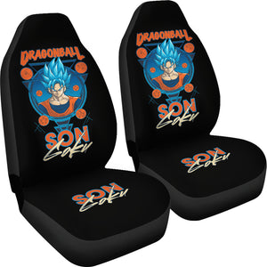 Son Goku Dragon Ball Orange Car Seat Covers Anime Seat Covers Ci0728