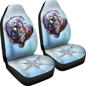 Nightmare Before Christmas Cartoon Car Seat Covers | Pretty Jack And Sally Couple Love Seat Covers Ci092505