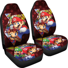 Load image into Gallery viewer, Super Mario Car Seat Covers Custom For Fans Ci221219-06