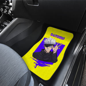 Satoru Gojo Jujutsu KaiSen Yellow Car Mats Anime Car Mats Ci0621