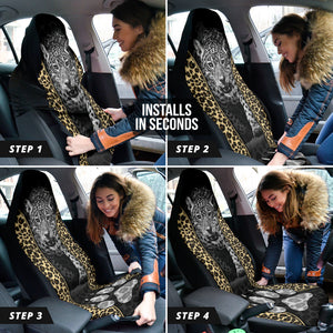Leopard Skin Wild Car Seat Covers Car Accessories Ci220519-01
