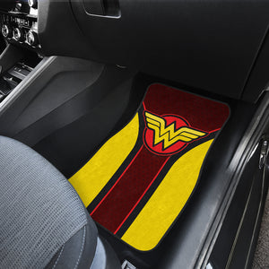 Wonder Woman Logo Car Floor Mats Custom For Fans Ci230105-07a