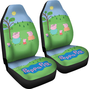 Peppa Pig Car Seat Covers Custom For Fans Ci221213-05