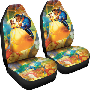 Beauty And The Beast Car Seat Covers Custom For Fans Ci221212-05