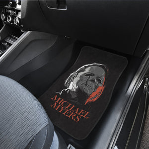 Horror Movie Car Floor Mats | Michael Myers Crying Stone Tear Bat Car Mats Ci090721