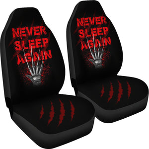 Horror Movie Car Seat Covers | Freddy Krueger Glove Never Sleep Again Seat Covers Ci090121