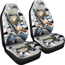 Load image into Gallery viewer, Black Clover Car Seat Covers Asta Black Clover Car Accessories Fan Gift Ci122103