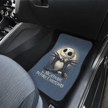 Load image into Gallery viewer, Nightmare Before Christmas Cartoon Car Floor Mats - Jack Skellington Thinking Light Yellow Moon Car Mats Ci101205