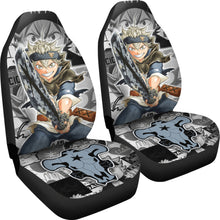 Load image into Gallery viewer, Black Clover Car Seat Covers Asta Black Clover Car Accessories Fan Gift Ci122204