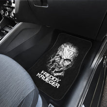 Load image into Gallery viewer, Horror Movie Car Floor Mats | Freddy Krueger Dissolving Face Black White Car Mats Ci083121