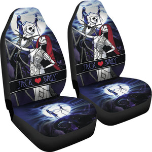 Jack Sally Car Seat Covers Nightmare Before Chrismtas Ci221221-01