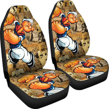 Load image into Gallery viewer, Popeye Car Seat Covers Popeye Painting Old Styles Car Accessories Ci221109-07