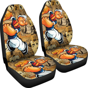 Popeye Car Seat Covers Popeye Painting Old Styles Car Accessories Ci221109-07