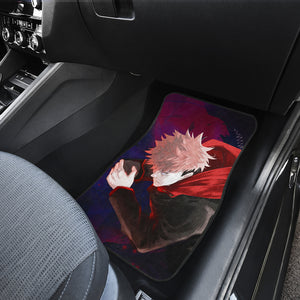 Yuji Itadori Car Floor Mats Jujutsu Kai Sen Anime Car Mats For Fan Ci0611