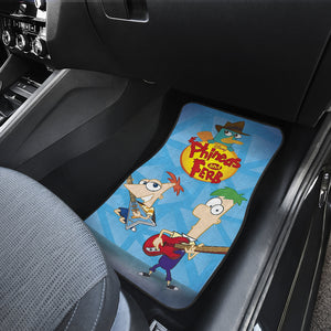 Phineas & Ferb Car Floor Mats Custom For Fans Ci221208-07