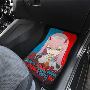 Zero Two Anime Girl Car Floor Mats Ci0717