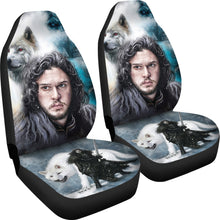 Load image into Gallery viewer, Jon Snow Car Seat Covers  Game Of Thrones Car Accessories Ci221019-03