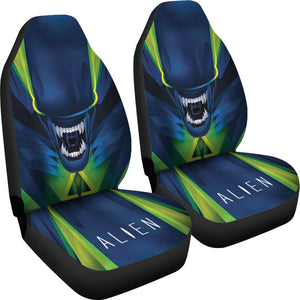 The Alien Creature Car Seat Covers Alien Car Accessories Custom For Fans Ci22060303