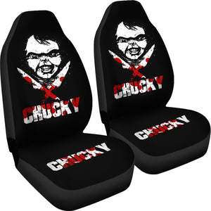 Chucky Blood Horror Film Car Seat Covers Chucky Horror Film Car Accesories Ci091121
