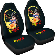 Load image into Gallery viewer, Goku Jump Dragon Ball Anime Car Seat Covers Ci0728