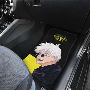 Satoru Gojo Jujutsu KaiSen Yellow Car Mats  Anime Mats Ci0714