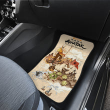 Load image into Gallery viewer, Avatar The Last Airbender Anime Car Floor Mats Avatar The Last Airbender Car Accessories Aang Symbols Ci121304