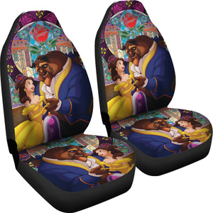Beauty And The Beast Car Seat Covers Custom For Fans Ci221212-01