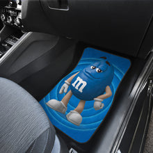 Load image into Gallery viewer, M&amp;M Blue Chocolate Funny Car Floor Mats Car Accessories Ci220525-09