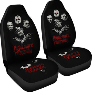 Michael Myers Top Horror Characters Car Seat Covers Halloween Car Accessories Ci091021