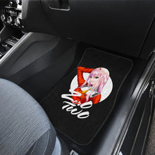 Load image into Gallery viewer, Zero Two Anime Girl Black Car Floor Mats Anime Gift Ci0724