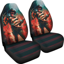 Load image into Gallery viewer, Horror Movie Car Seat Covers | Freddy Krueger Human Escape From Claw Seat Covers Ci083021