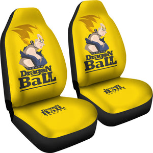 Vegeta Dragon Ball Anime Yellow Car Seat Covers Unique Design Ci0813