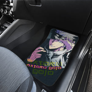 Satoru Gojo Style Jujutsu KaiSen Yellow Car Mats Anime Fan Car Mats For Car Ci0624