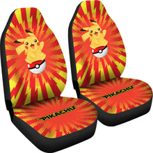 Load image into Gallery viewer, Anime Pokemon Pikachu Car Seat Covers Pokemon Car Accessorries Ci110405