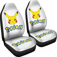 Load image into Gallery viewer, Pokemon Pikachu Seat Covers Anime Car Seat Covers Ci102501