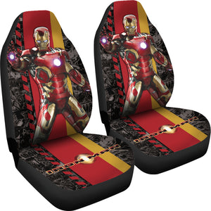 Iron Man Car Seat Covers Custom For Fans Ci221227-05