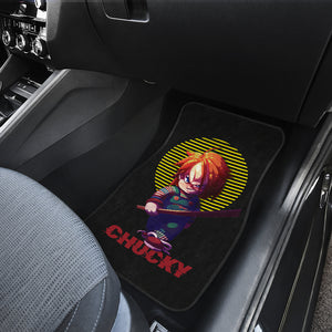 Chucky Horror Film Halloween Minimal Car Floor Mats Horror Movie Car Accessories Ci091421