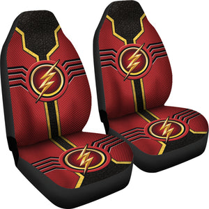 The Flash Logo Car Seat Covers Custom For Fans Ci230109-04