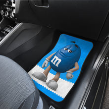 Load image into Gallery viewer, M&amp;M Blue Chocolate Funny Car Floor Mats Car Accessories Ci220525-07