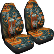 Load image into Gallery viewer, Nightmare Before Christmas Cartoon Car Seat Covers - Sally And The Death Sea Wave Seat Covers Ci093004