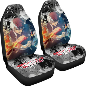 Todoroki Shouto Chapters Car Seat Covers My Hero Academia Anime Seat Covers For Car Ci0616