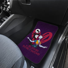 Load image into Gallery viewer, Nightmare Before Christmas Cartoon Car Floor Mats - Jack Skellington And Sally Titanic Hug Red Heart Car Mats Ci101402