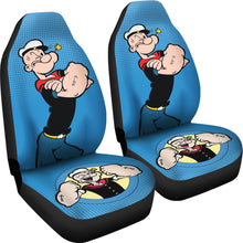 Load image into Gallery viewer, Popeye Car Seat Covers Popeye Halftone Background Car Accessories Ci221109-02