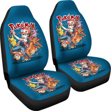 Load image into Gallery viewer, Pikachu Pokemon Seat Covers Pokemon Anime Car Seat Covers Ci102802